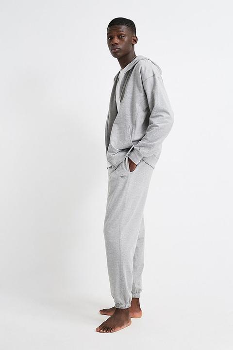 Commodity Stock Grey Lounge Joggers - Grey L At Urban Outfitters