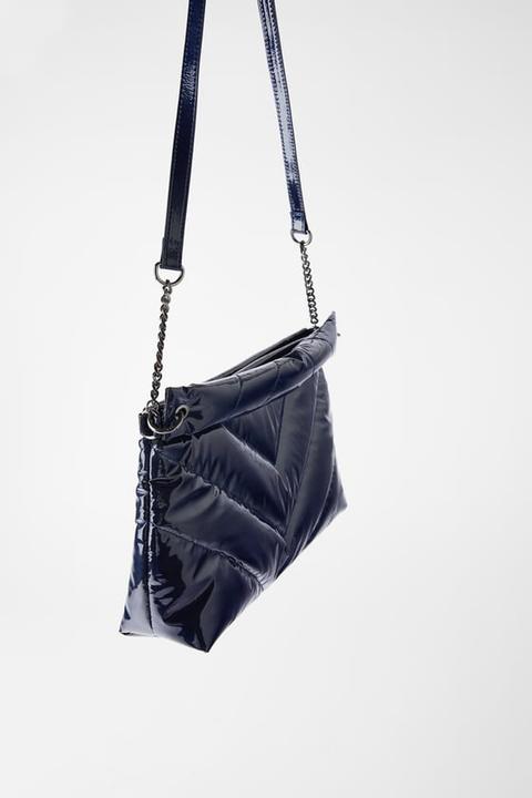 Quilted Maxi Crossbody Bag from Zara on 