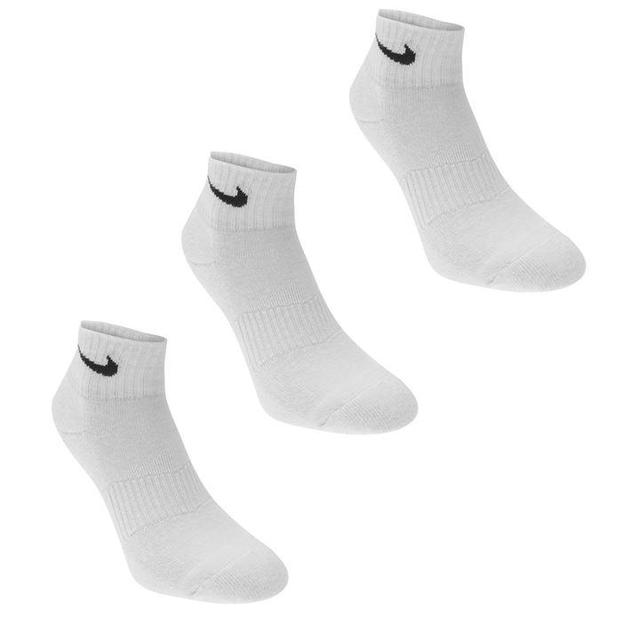 Nike Three Pack Quarter Socks Mens from 