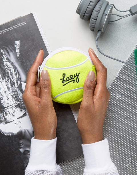 Monedero Con Diseño De Pelota De Tenis De Lazy Oaf