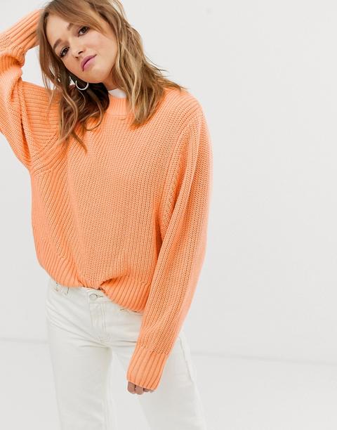 Femme Orange p/êche Tommy Hilfiger Pull