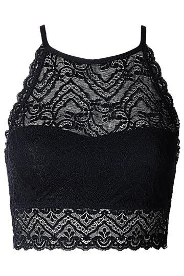 Top Bra In Pizzo Lycra® Lace