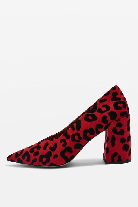 topshop leopard print heels