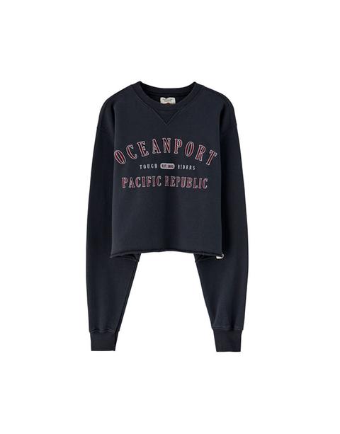 Sudadera College Texto