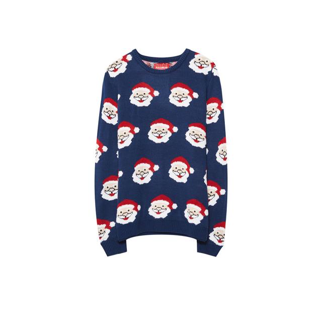 Maglione Natalizio Babbo Natale All Over from Pull and Bear on 21 Buttons