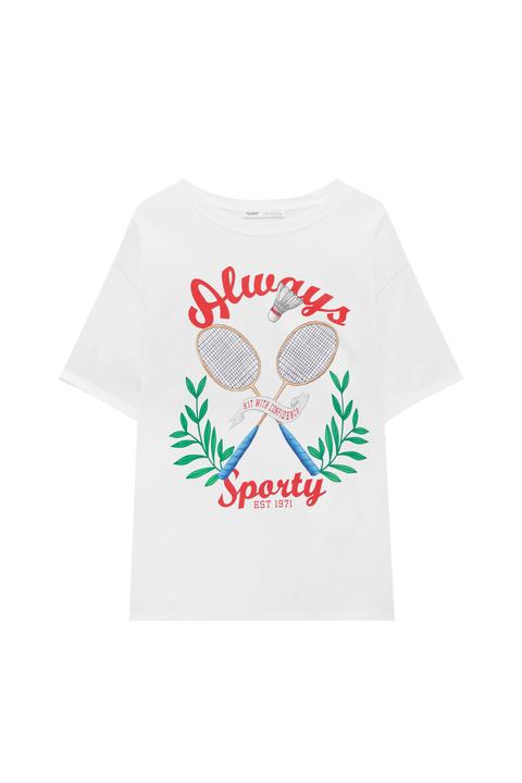 Camiseta Raquetas Bádminton