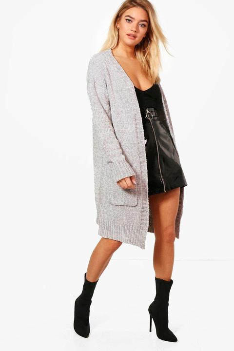 Bernie Chenille Longline Cardigan