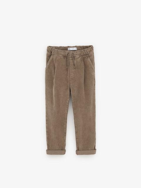 Pantaloni Baggy Velluto A Costine from Zara on 21 Buttons