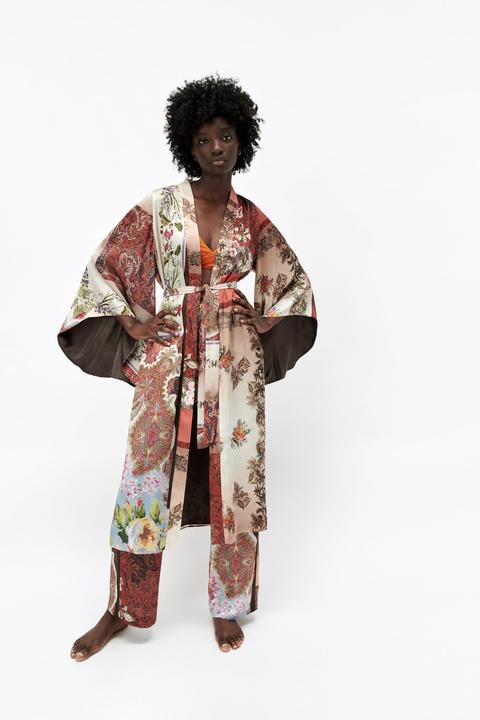 Kimono Estampado Patchwork