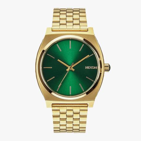 Nixon Time Teller Gold/green Sunray