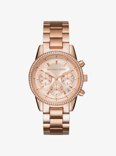 Reloj Ritz En Tono Dorado Rosa