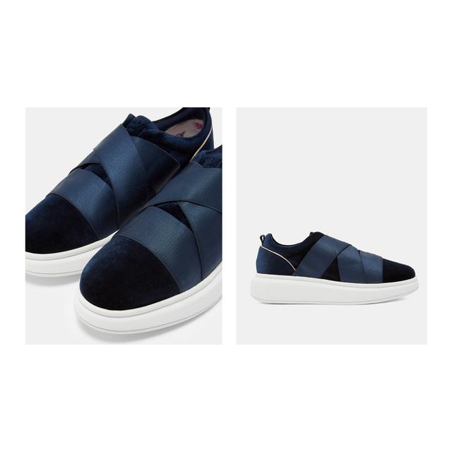 ted baker elastic strap trainers