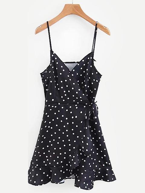 polka dot cami dress