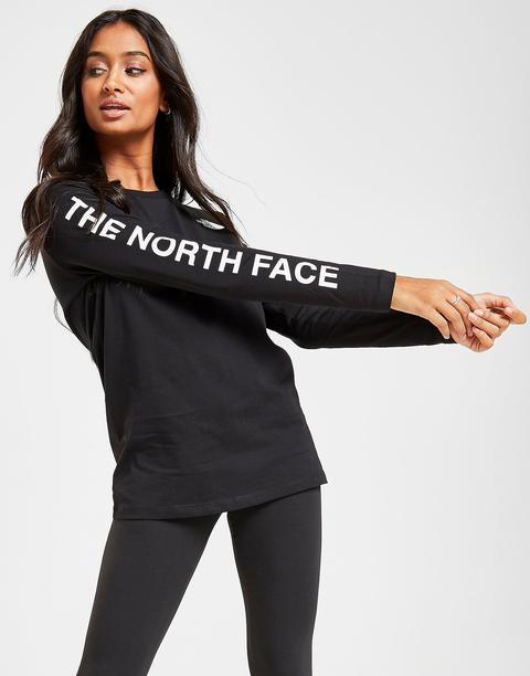 north face long sleeve black