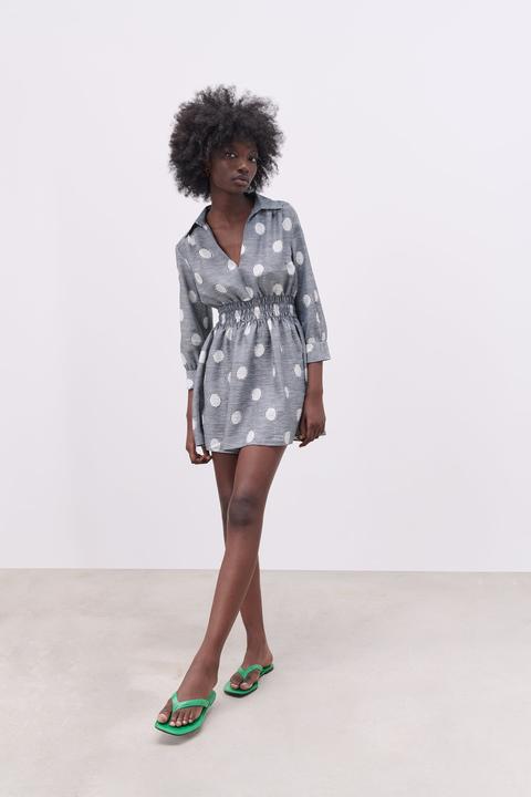Vestido Corto Estampado