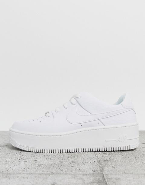Nike White Force 1 Sage Low Trainers ASOS en 21 Buttons