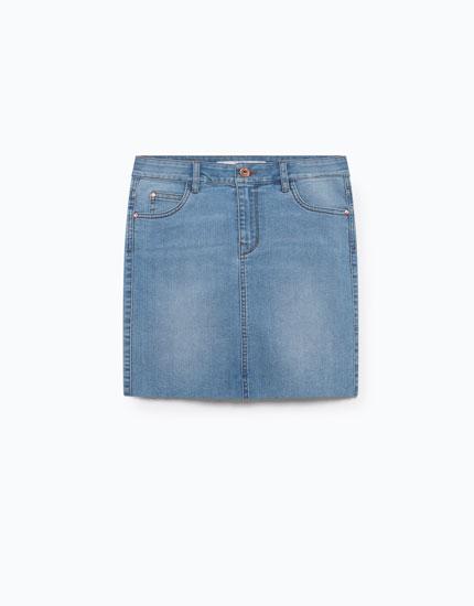 Mini Falda Denim