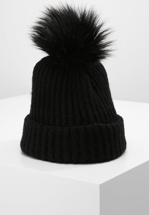 Topshop Pom Beanie Berretto Black