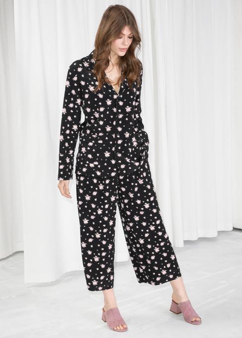 Flower Print Culottes