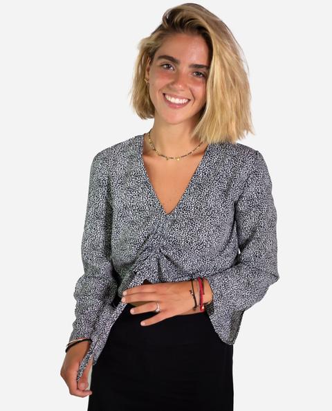 Savage Blusa ? Schwarz Und Weiß