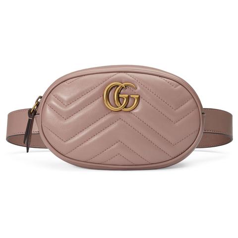 Gg Marmont Matelassé Leather Belt Bag