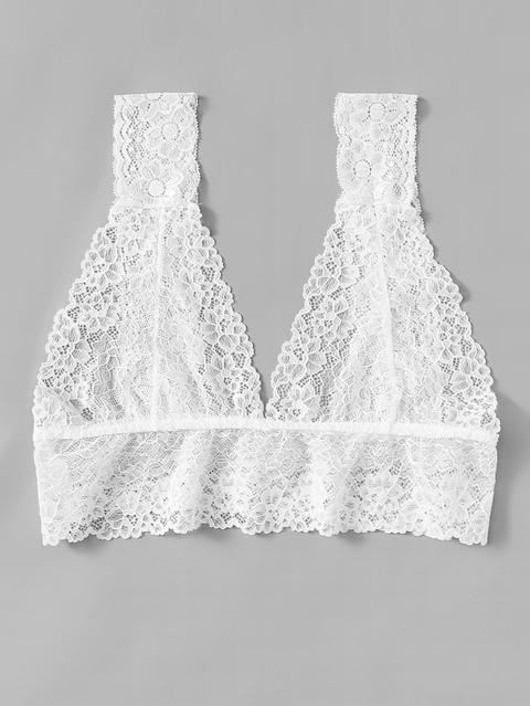 Sujetador Bralette De Encaje