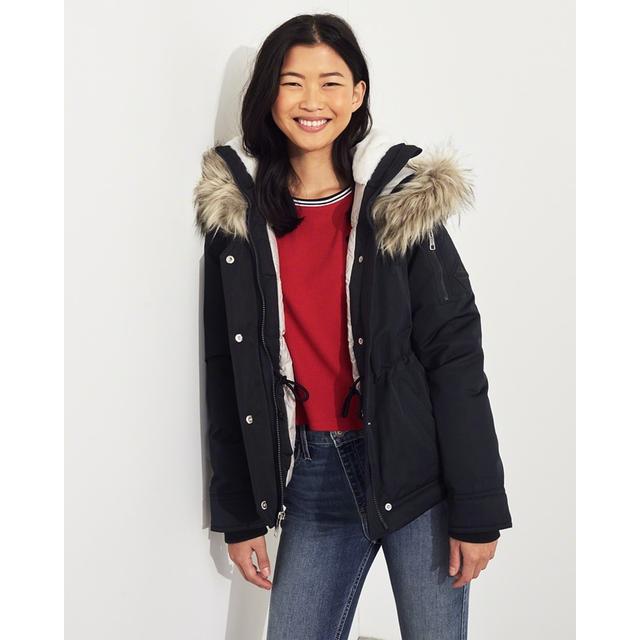 hollister down anorak