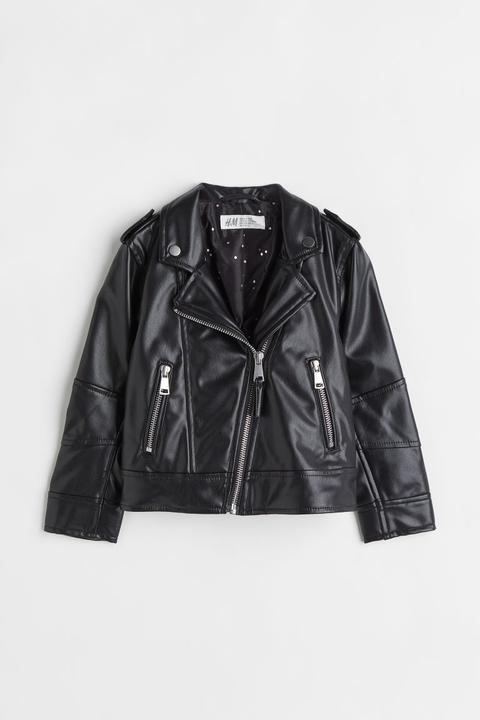 Cazadora Biker - Negro