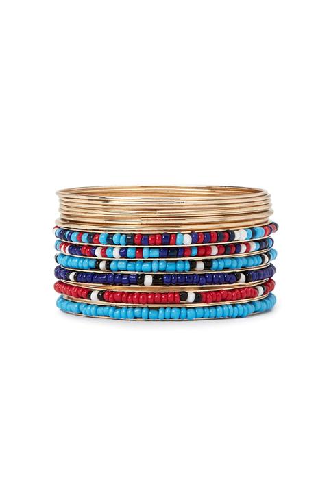 Beaded Bangle Set