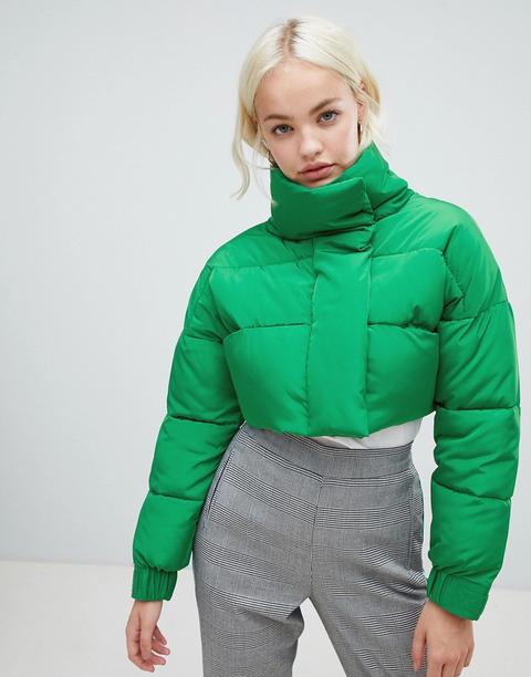 Asos Design - Piumino Corto - Verde