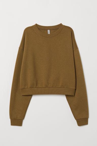 H & M - Sudadera Corta - Verde