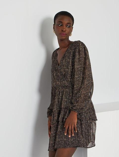 Robe Voile Effet Cache-cœur 'jdy'