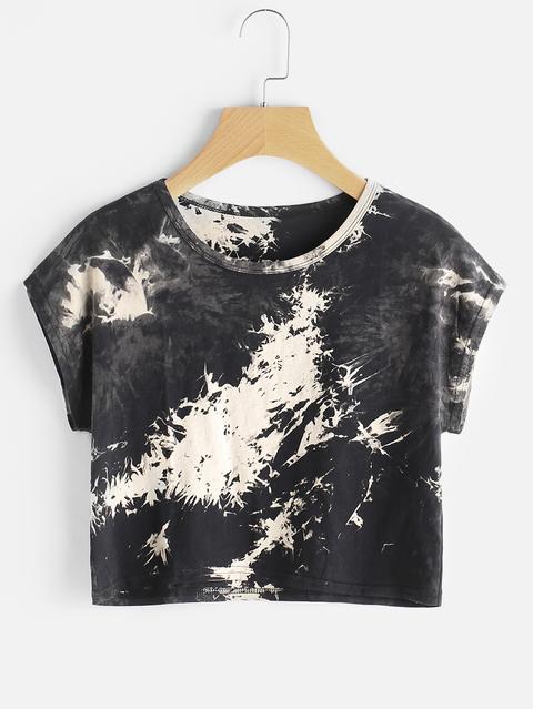 Tie Dye Crop T-shirt