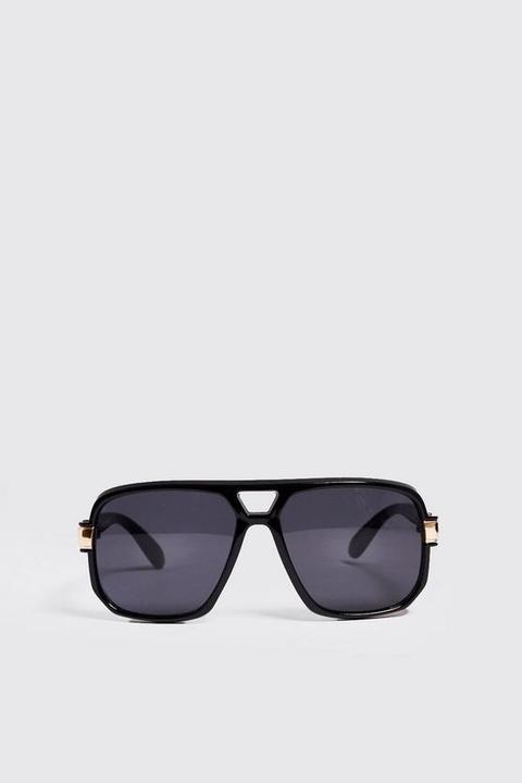 All Black Shield Sunglasses