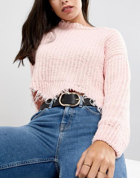River Island - Cintura Con Fibbia Ovale - Nero