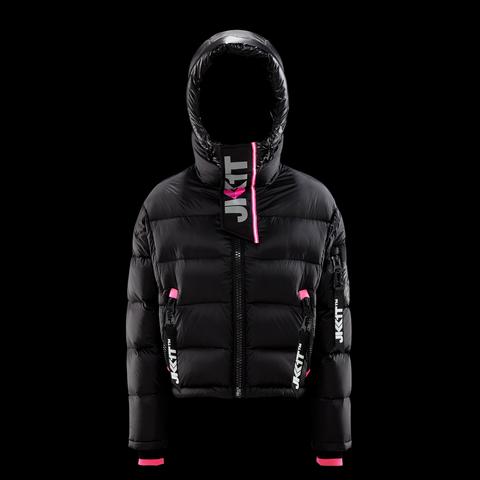 Diamond Crop Down Puffer - Black