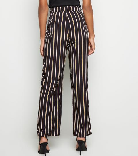 black wide leg trousers new look