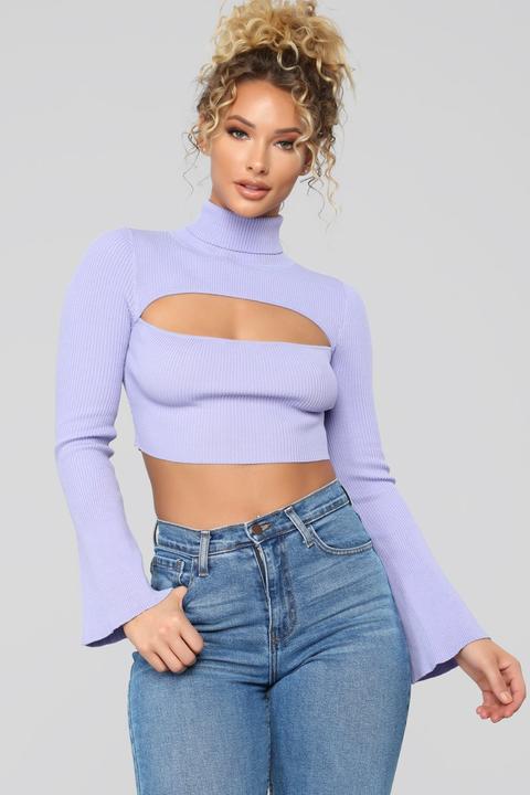 Just A Little Sweater - Lavender