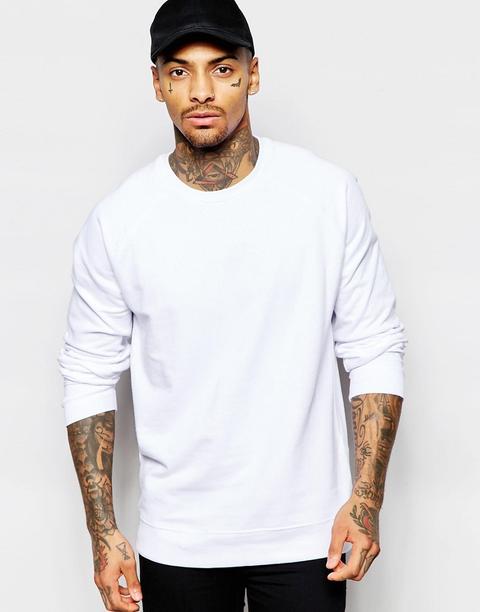 Asos Sweatshirt In White - White