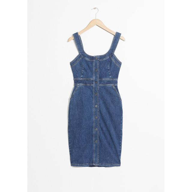 and other stories denim dress