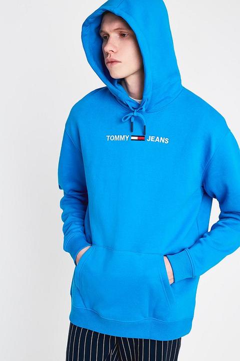 blue tommy hoodie
