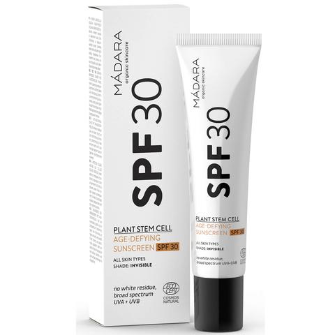 Écran Solaire Visage Protection Contre Les Signes De L'âge Avec Cellules Souches Végétales Spf 30 Mádara 40 Ml