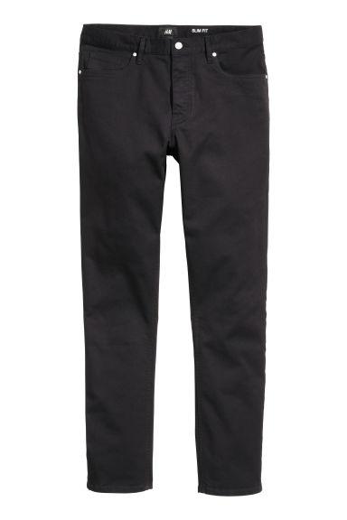 Pantaloni In Twill Slim Fit