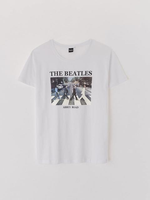 T-shirt Beatles® Bianco Ottico