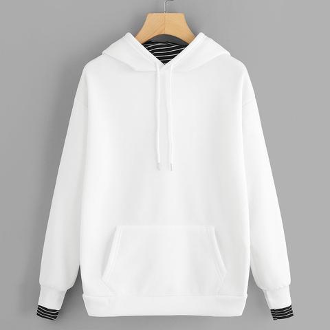 Sudaderas Cordón Blanco Casual