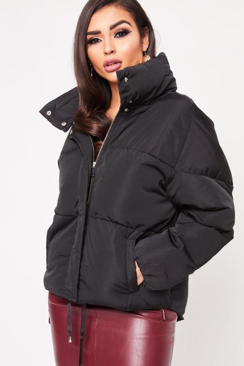 Mollie Black Puffer Coat