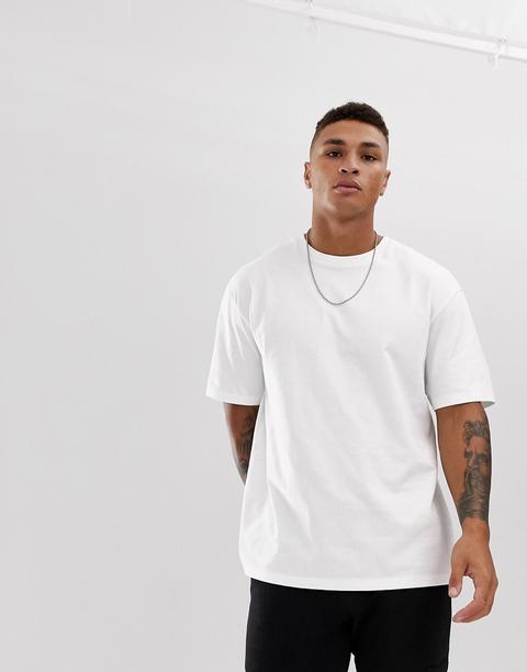 snigmord Trives Blossom Topman - T-shirt Oversize Bianca - Bianco from ASOS on 21 Buttons