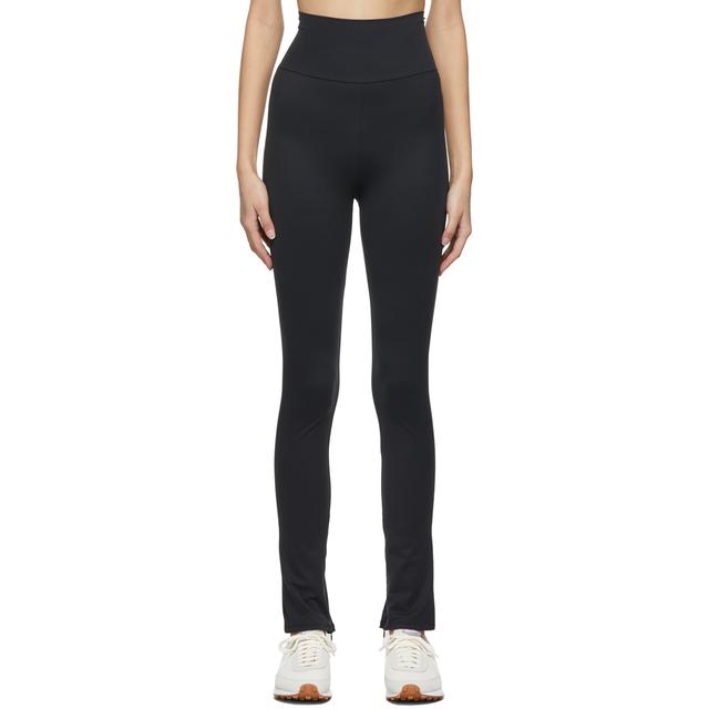 Norba Black Flared Leggings from Ssense on 21 Buttons