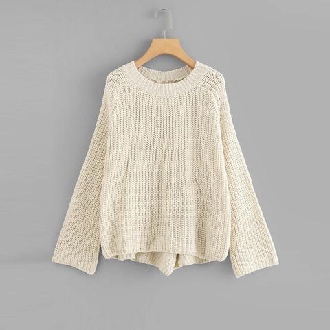 Maglione Per Occhiello Manica Raglan