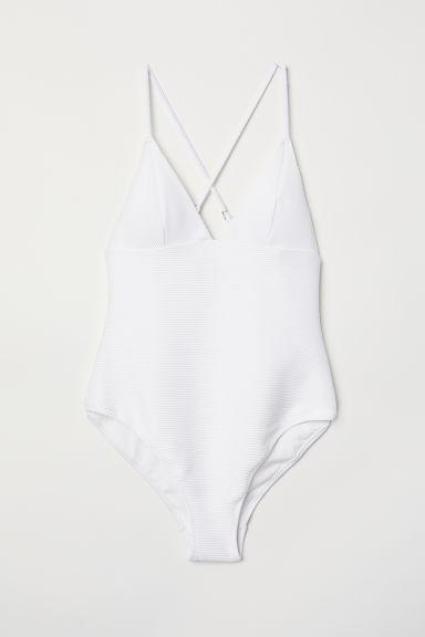 H & M - Costume A Coste - Bianco